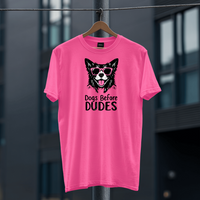 Load image into Gallery viewer, Dogs Before Dudes | Adult Short Sleeve Shirt (4 Colors)
