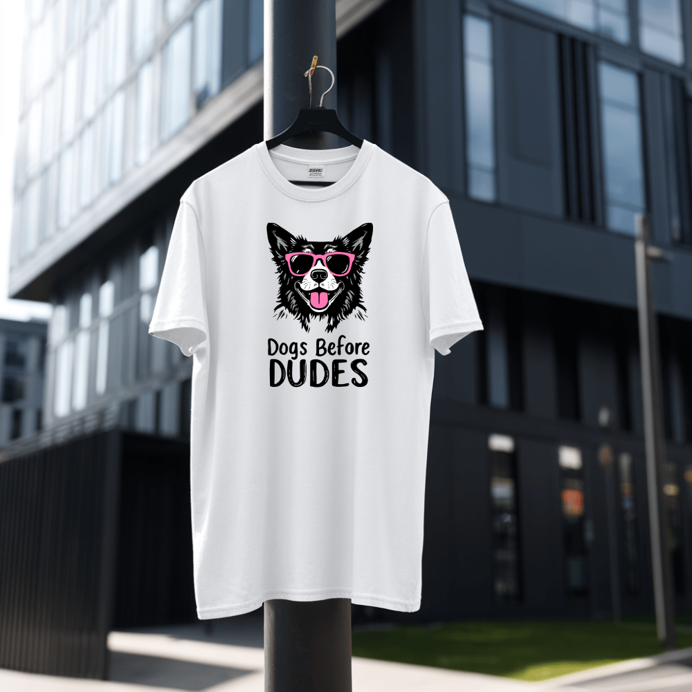 Dogs Before Dudes | Adult Short Sleeve Shirt (4 Colors)