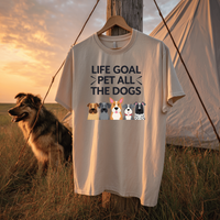 Load image into Gallery viewer, Life Goal Pet All The Dogs | Adult Short Sleeve T-Shirt
