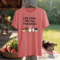 Load image into Gallery viewer, Life Goal Pet All The Dogs | Adult Short Sleeve T-Shirt
