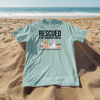 Load image into Gallery viewer, Rescued Is My Favorite Breed | Adult Short Sleeve T-Shirt (4 Colors)
